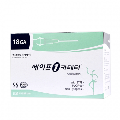 경기 정맥카테타(I.V Catheter)18G 1-1/4inch 50ea/Box