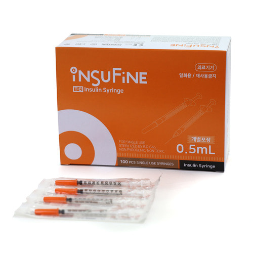 태창 인슐린주사기 개별포장 (사이즈선택)